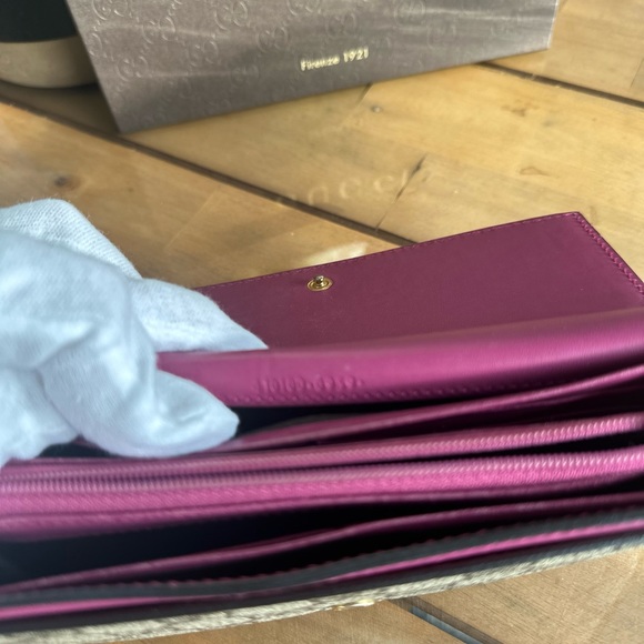 Gucci GG Supreme Bifold Long Wallet Tricolor - Picture 8 of 16